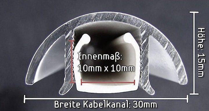 Produktbild Alunovo Mini Design Kabelkanal (Kabelkanal, 80 cm)