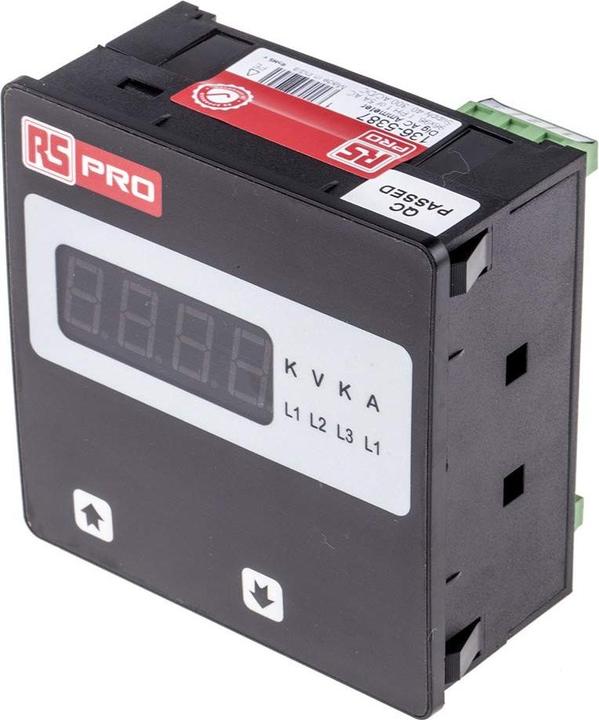 Produktbild RS PRO Dig Ammeter, 96x96, 1Ph, 40-300V ac/dc