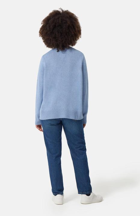 Image du produit Cash-Mere Seide Kaschmir Oversize Style V-Ausschnitt Pullover (XS)