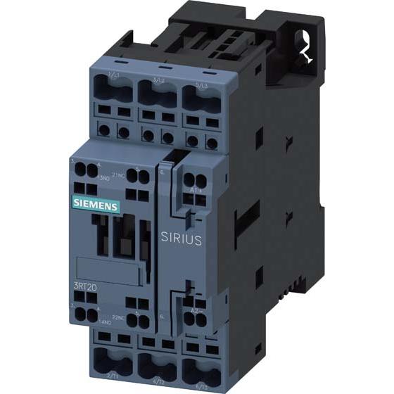 Siemens Schütz für Bahn, AC-3e, 11kW/400V, 1S+1Ö, AC/DC 24V, 0,7-1,25*Us, 3-polig, S0... 3RT20262XB401LA2, Relais