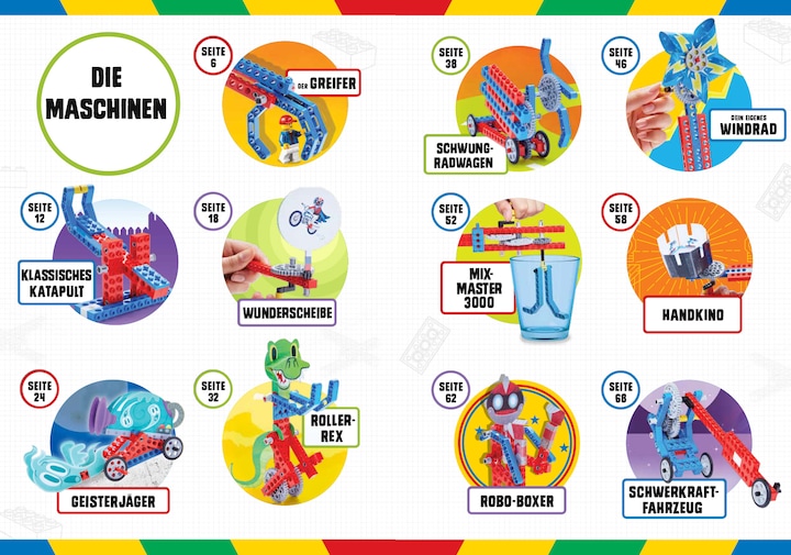 Produktbild Panini Lego Geniale Maschinen: Mit 11 Modellen (Deutsch, Anita Weinberger-Schwendenwein, Panini, 2018)