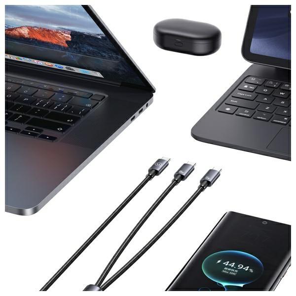 Produktbild Usams 2 in 1 USB - C (1.20 m, USB 2.0, 60 W)