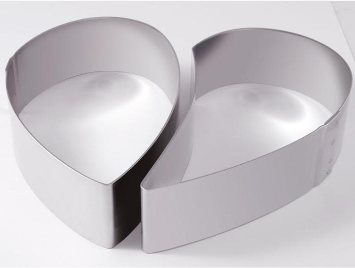 Produktbild Martellato Tortenring modernes Herz (14 cm)