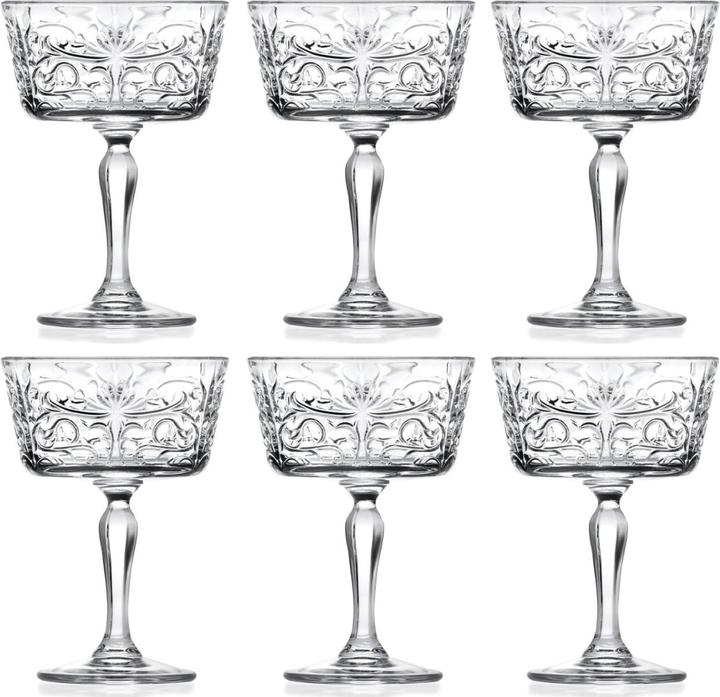Rcr Tattoo Goblet Champagne (27 cl, 6 Glasses, Champagne glasses)