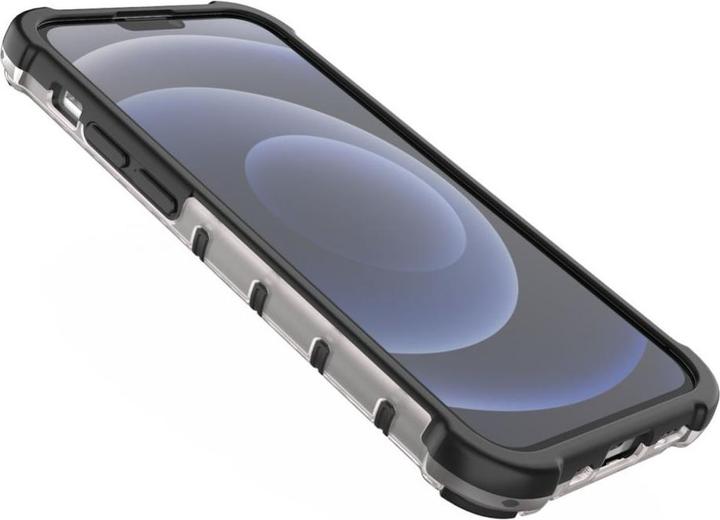 Produktbild Hurtel Honeycomb Case armor cover with TPU Bumper for iPhone 13 mini transparent (Apple iPhone 13 mini)