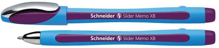 Image du produit Schneider Stylo à bille Slider Memo (Violet, Bleu, 1 x)