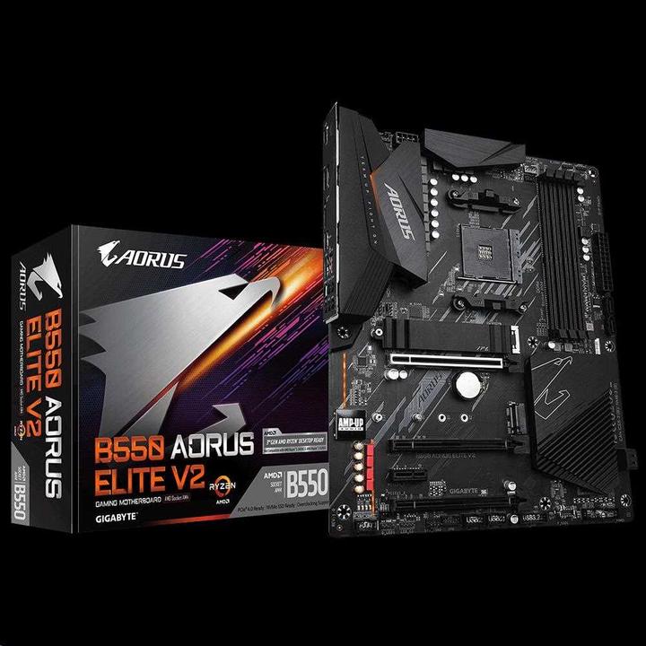 Actual product image Gigabyte B550 AORUS Elite V2 (AM4, AMD B550, ATX)