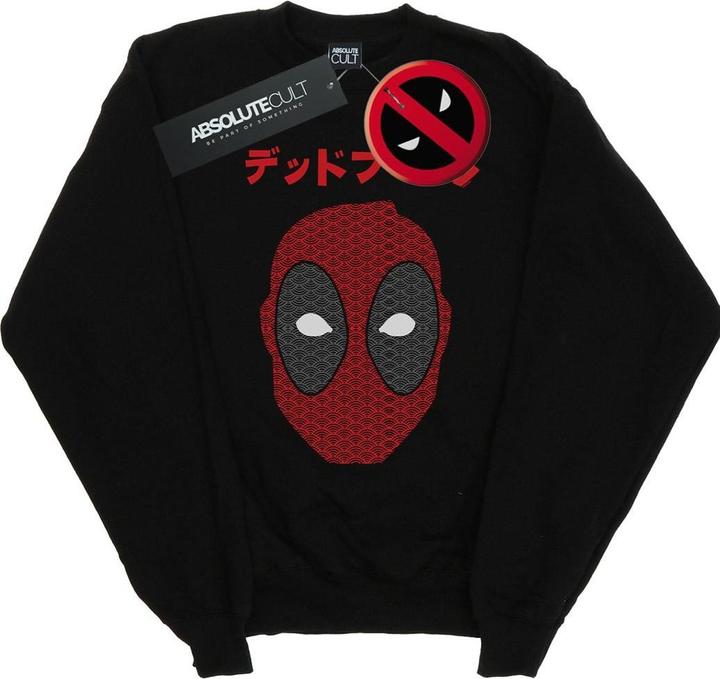 Immagine prodotto Deadpool Japanese Seigaiha Head Felpa Uomo (XXL)