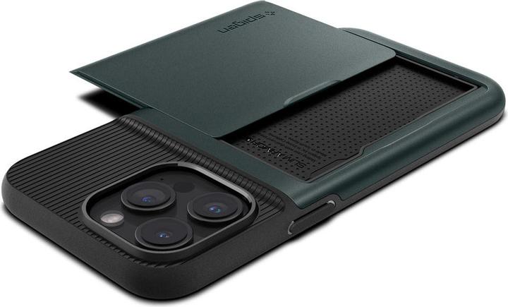 Actual product image Spigen Slim Armor CS, abyss green - iPhone 15 Pro Max (Apple iPhone 15 Pro Max)