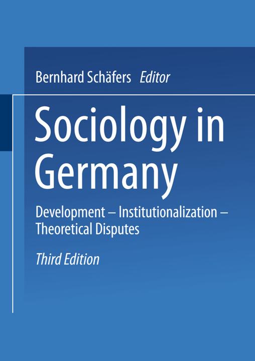 Produktbild Soziologie (Deutsch, Bernhard Schäfers, 2012)