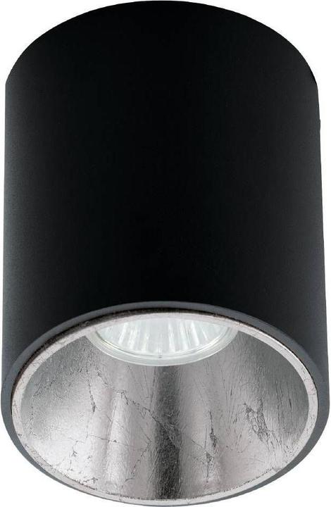 Actual product image EGLO 62253 POLASSO PRO GU10 surface-mounted spotlights + surface-mounted lights Ø100mm black, silver