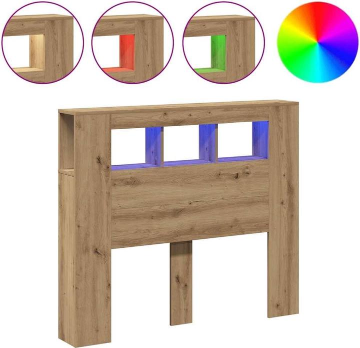 Produktbild vidaXL LED Kopfteil (120 x 18.50 x 103.50 cm)