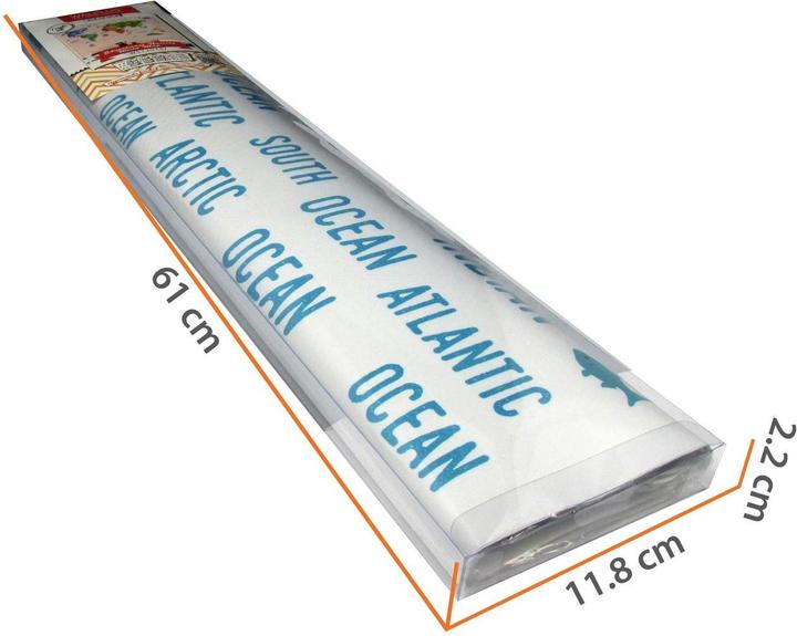 Produktbild Walplus Colourful Nursery World Map (180 x 90 cm)