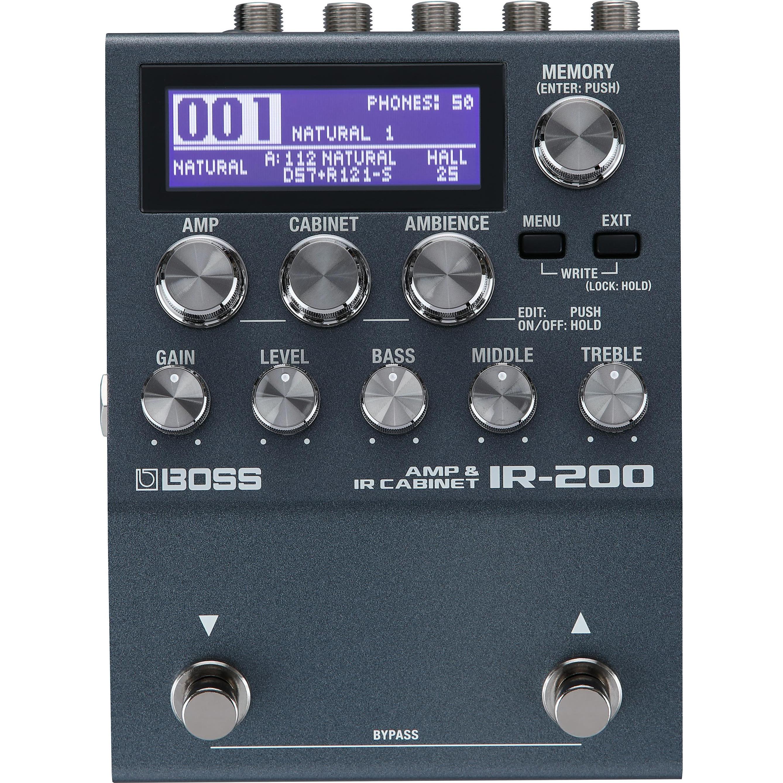 Thumbnail - BOSS (Electronics) IR-200 Amp & IR Cabinet (Gitarre, Bass), Effektpedal, Schwarz