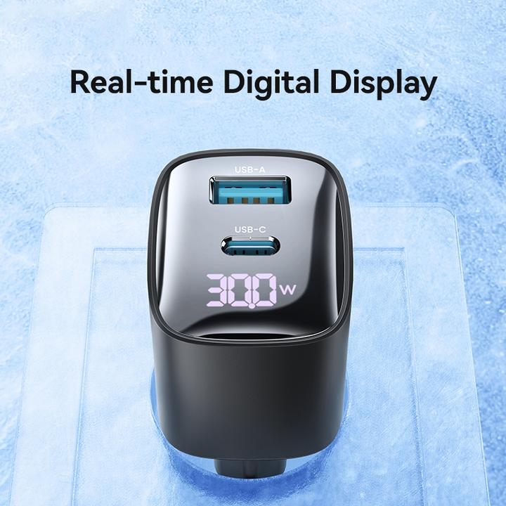 Immagine prodotto Usams Ład. siec. CC229 30W GaN USB-C/USB-A Ricarica rapida Serie XC czarny/nero CC229TC01 (30 W)