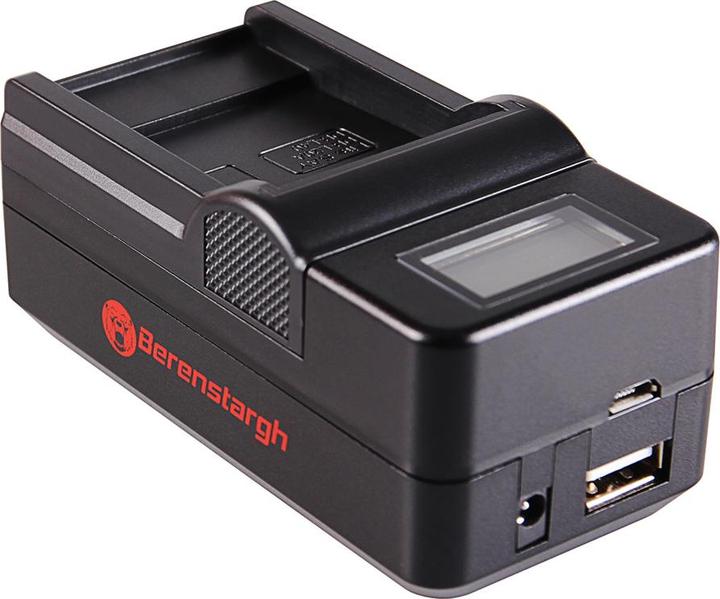 Actual product image Berenstargh Synchron USB Ladegerät f. Sanyo DB-L40A L20A Xacti DMXC1 DMX-C1 DMXCA65 DMX-CA65 DSCC4 (Camera battery charger)