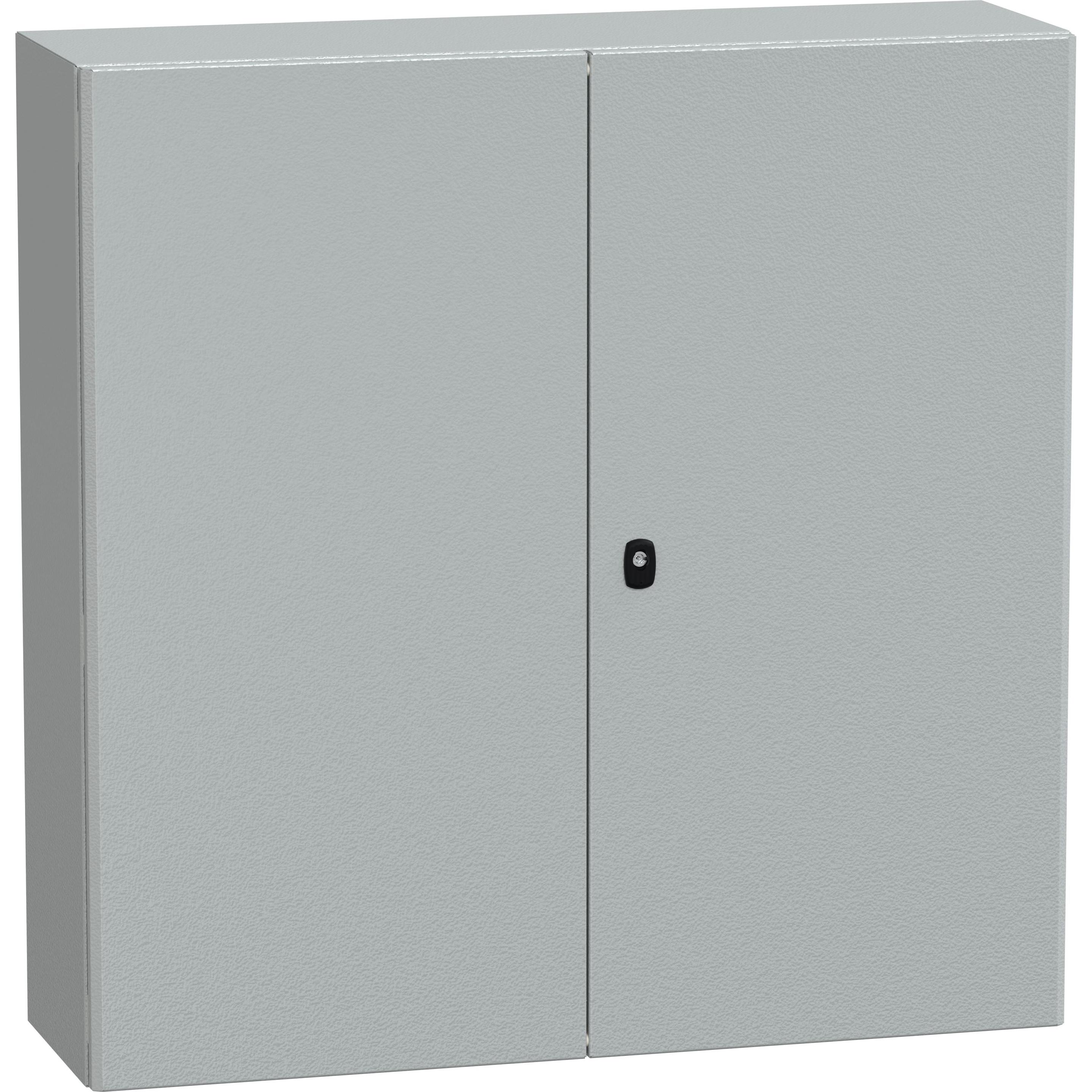 Thumbnail - Schneider Electric Spacial S3D db Volltür m. Montageplatte NSYS3D101030DP, Serverschrank, Grau