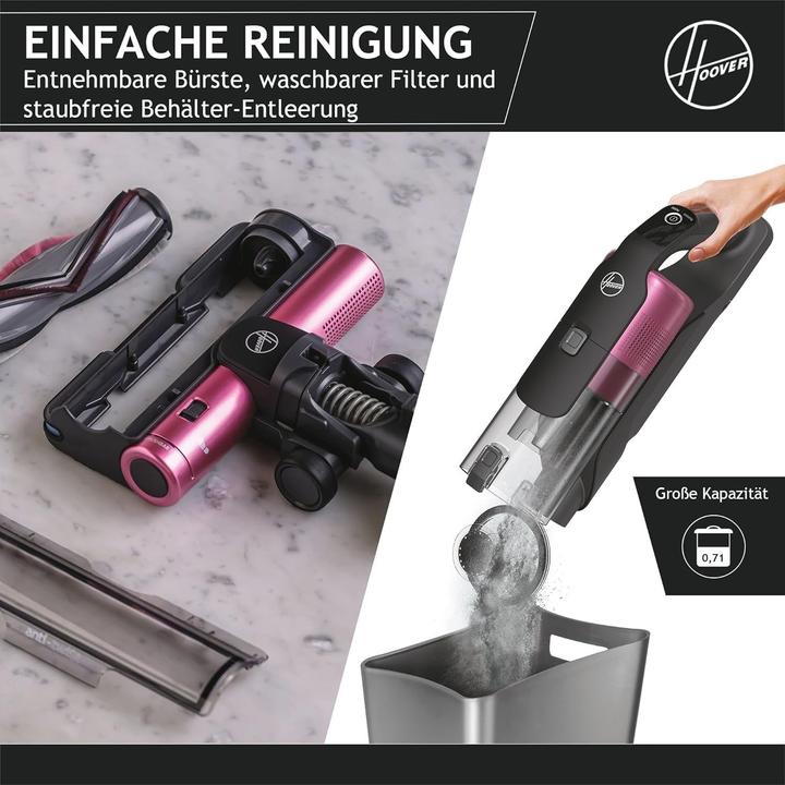 Actual product image Hoover HF9 HF920H 011 Rose, Pink Bagless