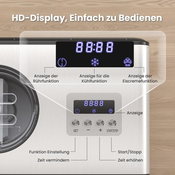 Produktbild Acmeenjoy Eismaschine mit Kompressor