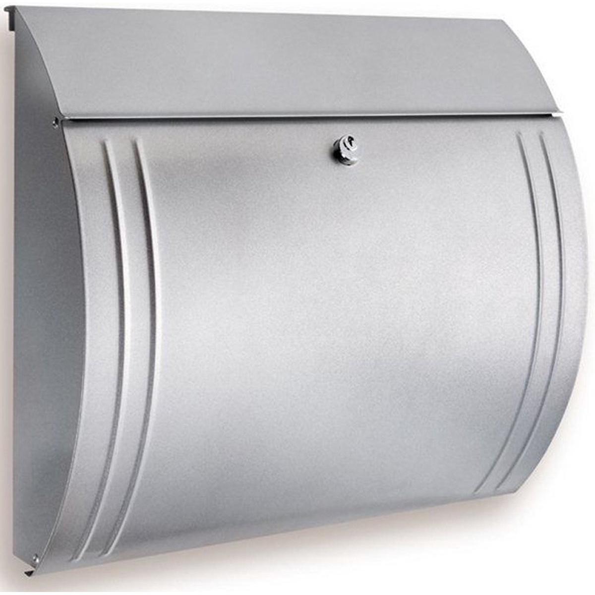 Burg Wächter MODENA 857 SI Briefkasten Stahlblech Silber (MODENA 857 SI) (MODENA 857 SI)