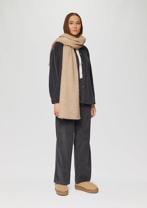 Immagine prodotto s.Oliver Tuch Strickschal mit Fransen und Logo-Ring