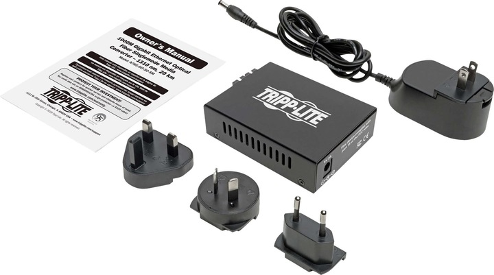 Produktbild Eaton Gigabit Singlemode Fiber to Ethernet Media Converter 10/100/1000 SC 1310nm 20km 12.4