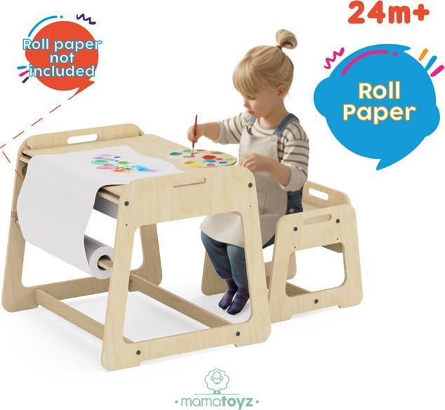 Produktbild MamaToyz MyTable 24+ Tisch, Hocker und Tafel (Kindersitzgruppe)
