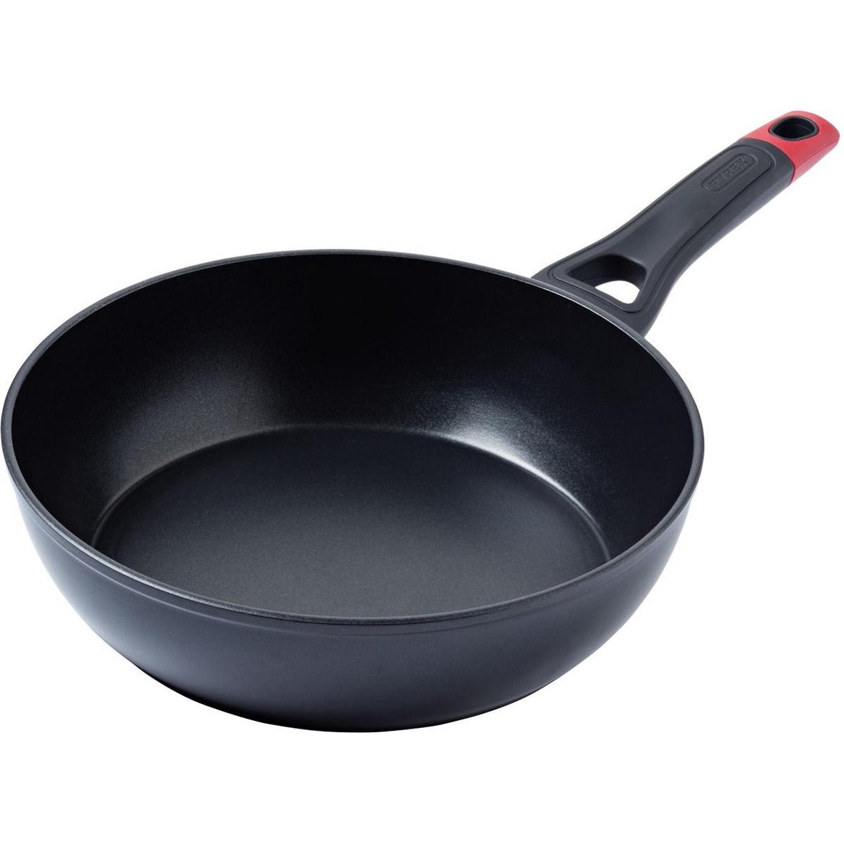 Pyrex Rosso/Nero Padella Optima 28 Cm 28 Cm, Padella + Pentola,