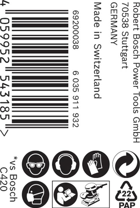 Produktbild Bosch Professional Zubehör EXPERT C470 Schleifpapierrolle zum Handschleifen, 115 mm x 50 m, G 100 (100)