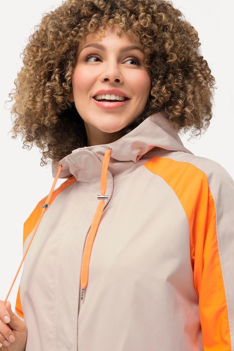 Produktbild Ulla Popken HYPRAR Jacke, wasserabweisend, Kapuze, Saumband (50, 52)
