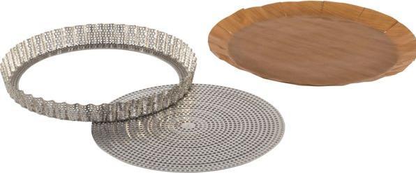 Produktbild de Buyer TOCHTENFORM EDELST.PERFORIERT ABNEHM.BOD. 28X2.5 (24 cm)