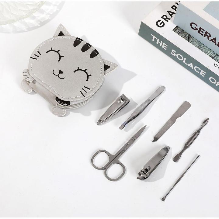 Produktbild i-Total ManikureSet Graue Katze