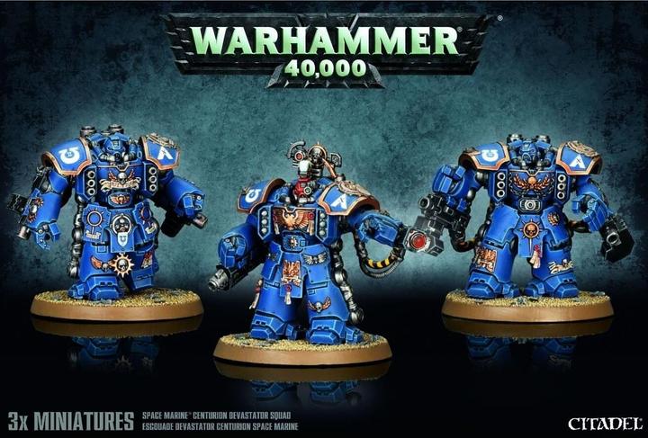 Games Workshop Warhammer 40k - Squadra Devastatori Centurioni degli Space Marine