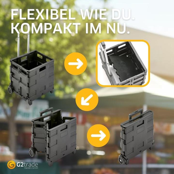 Produktbild G4P Protect Klappbarer Einkaufstrolley