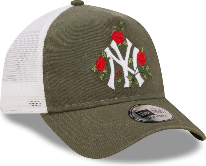 Actual product image New Era Adjustable Trucker Cap - Flower New York Yankees (One size)