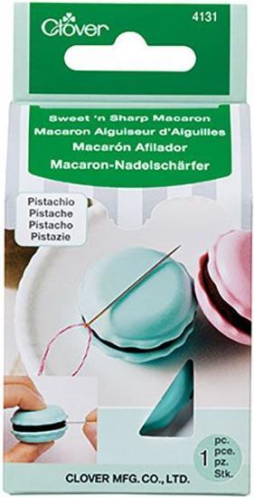 Actual product image Clover Macaron needle sharpener pistachio