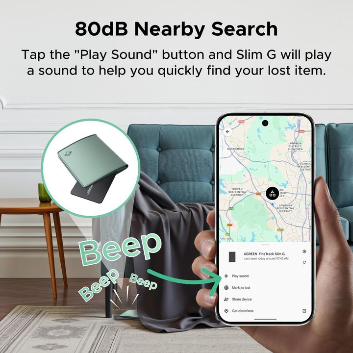 Image du produit Ugreen Fine Track Slim Card (Android)