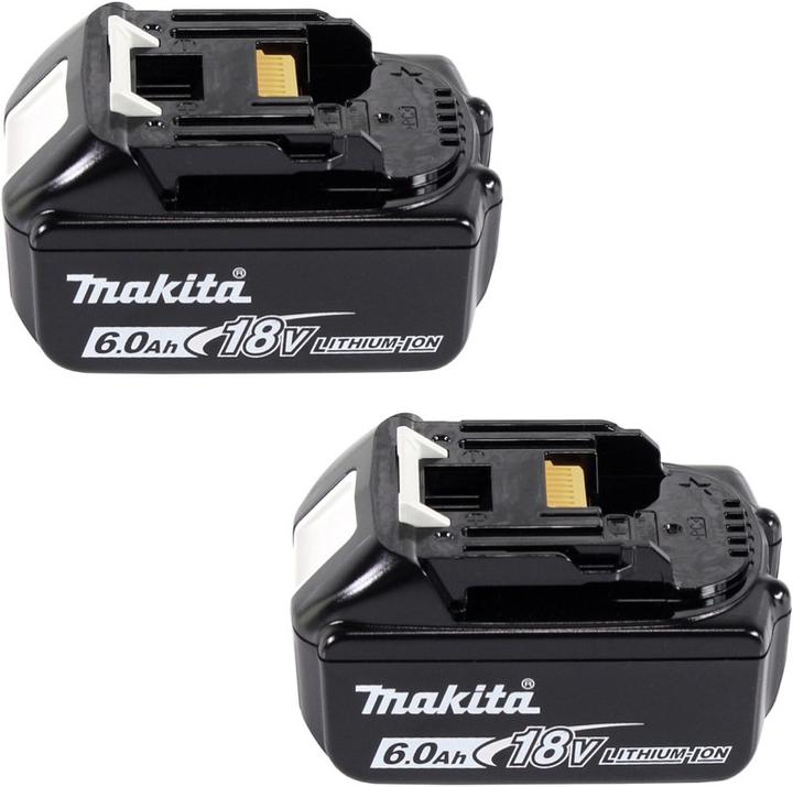 Actual product image Makita DLM 382 G2 battery lawn mower 36 V ( 2x 18 V ) 38 cm 40 l + 2x battery 6.0 Ah - without charger (Rechargeable battery operated)