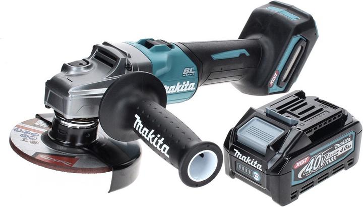 Produktbild Makita GA 005 GM1 Akku Winkelschleifer 40 V max. 125 mm Brushless XGT + 1x Akku 4,0 Ah - ohne Ladeg (125 mm)