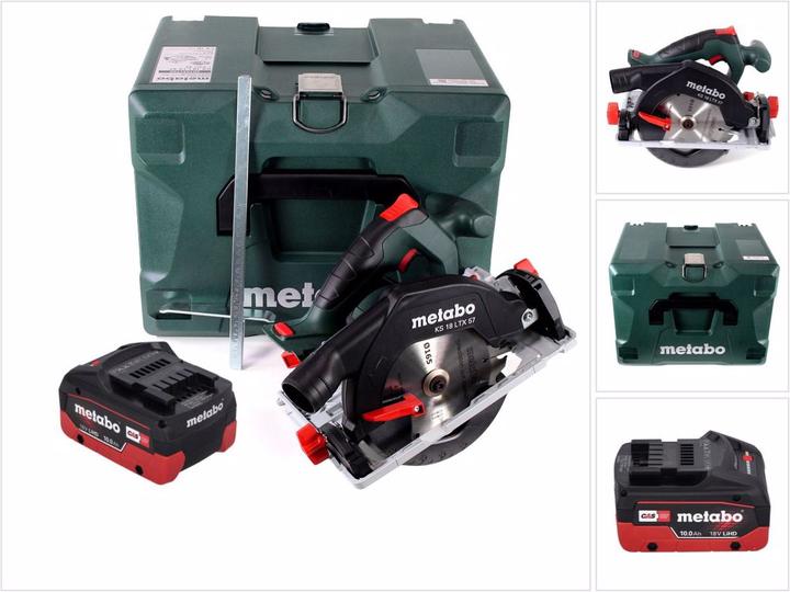 Actual product image Metabo KS 18 LTX 57 Cordless hand-held circular saw 18 V 165 x 20 mm ( 601857840 ) + 1x rechargeable
