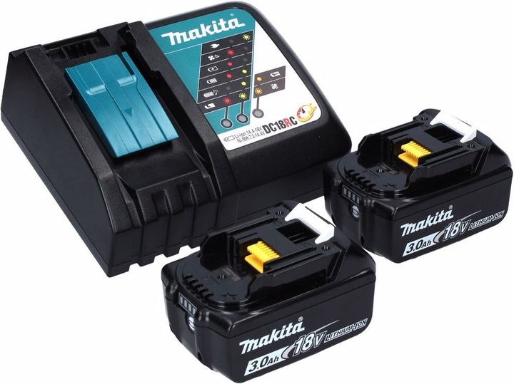 Produktbild Makita DRV 250 RFJ Akku Blindnietsetzgerät 18 V 20 kN Brushless + 2x Akku 3,0 Ah + Ladegerät + Makpa
