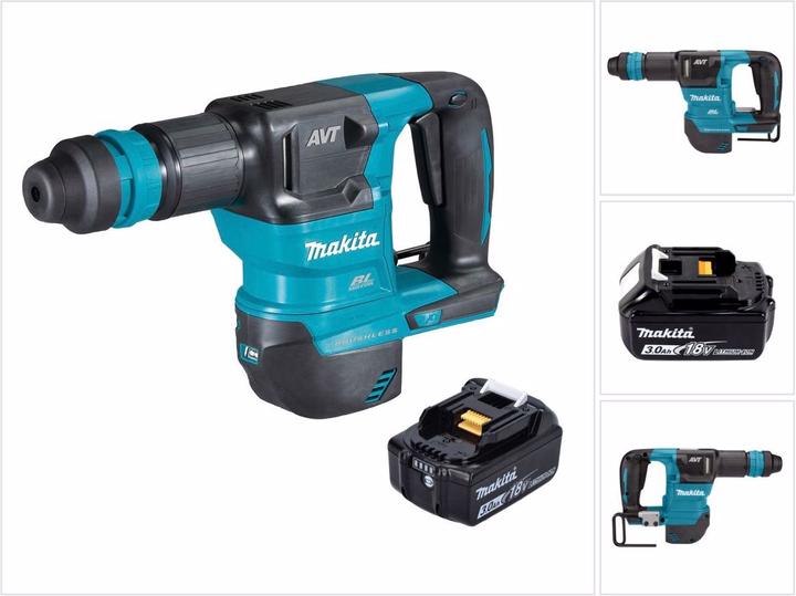 Produktbild Makita DHK 180 F1 Akku Meisselhammer 18 V 3,1 J SDS Plus Brushless + 1x Akku 3,0 Ah - ohne Ladegerät (Akkubetrieb, 18 V)