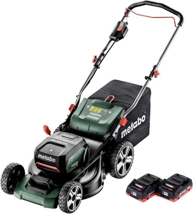 Produktbild Metabo RM 36-18 LTX BL 46 Akku Rasenmäher 36 V ( 2x 18 V ) 46 cm Brushless + 2x Akku 4,0 Ah - ohne L (Akkubetrieb)