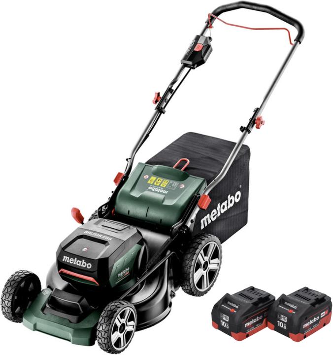 Produktbild Metabo RM 36-18 LTX BL 46 Akku Rasenmäher 36 V ( 2x 18 V ) 46 cm Brushless + 2x Akku 10,0 Ah - ohne (Akkubetrieb)