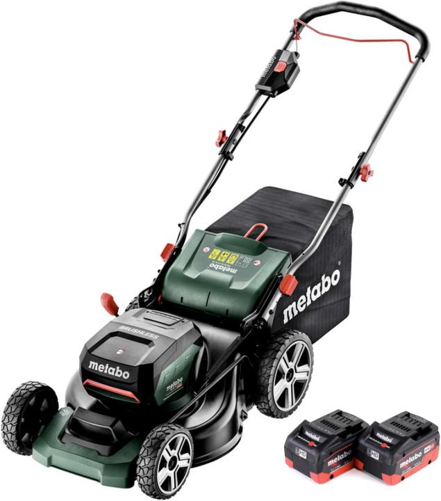Produktbild Metabo RM 36-18 LTX BL 46 Akku Rasenmäher 36 V ( 2x 18 V ) 46 cm Brushless + 2x Akku 5,5 Ah - ohne L (Akkubetrieb)