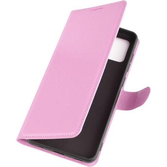 Thumbnail - MU Classic Litchi Leder Bookcover Series (Samsung Galaxy A21s), Smartphone Hülle, Pink