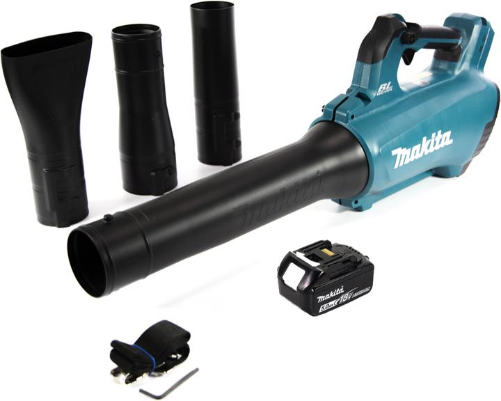 Image du produit Makita DUB 184 T1 Souffleur sans fil 18 V Brushless + 1x batterie 5,0 Ah - sans chargeur (Fonctionnement sur batterie, Souffleur de feuilles)