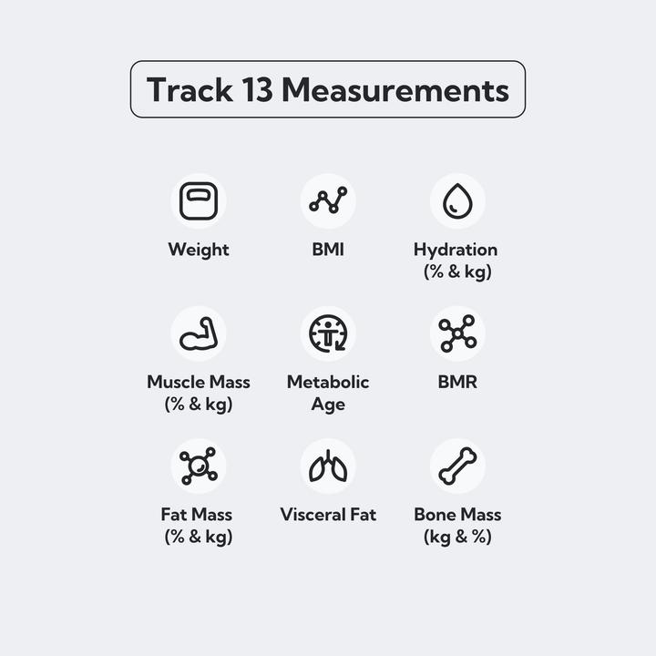 Nährwerte und Zutaten Noerden VITA Smarte Personenwaage mit Bluetooth schwarz