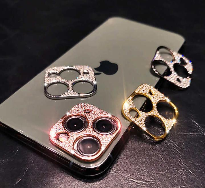 Image du produit PhoneLook Décoration caméra Strass or iPhone 11 Pro Max (Apple iPhone 11 Pro Max)