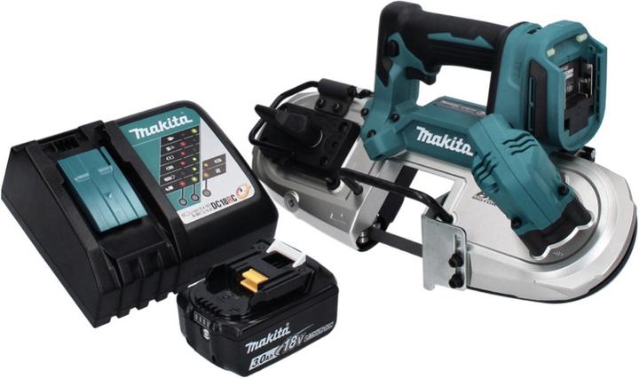 Actual product image Makita DPB 183 RF1 Battery band saw 18 V 66 mm Brushless + 1x battery 3.0 Ah + charger